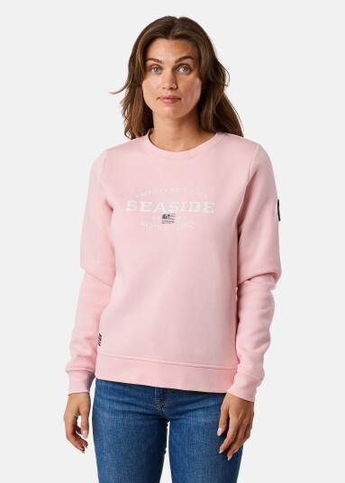 Seaside Nautical Xprnc Crewneck W Ii Pink 48 Sweatshirts