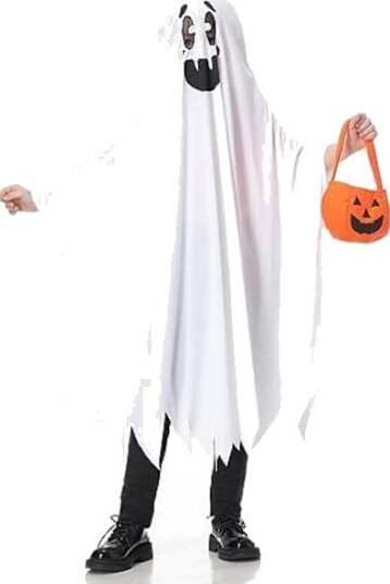 Halloween Hvitt Spøkelseskostyme til Barn