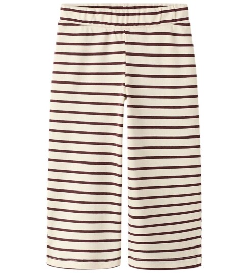 Lil" Atelier Bukser Bred NmfLimia Turtledue/Catawba Lil Atelier 5 år 110 Bukser bomull Hvit