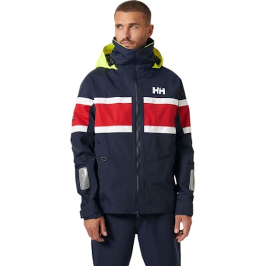 Helly Hansen Men’s Salt Original Sailing Jacket Marineblå Grå M Helly Hansen Men’s Salt Original Sailing Jacket Marineblå Grå M