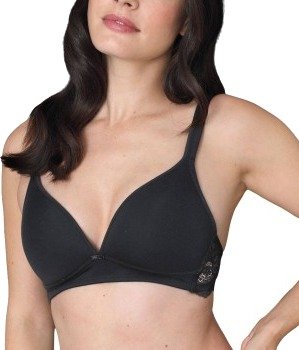 sassa BH Natural Experience Soft Bra Svart viskose B 85 Dame