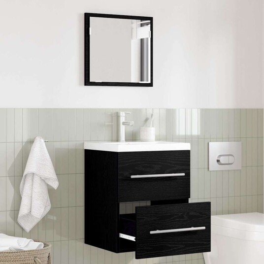 Baderomsskap med skuff 41 x 38.5 x 48 cm Konstruert tre