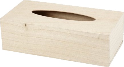 Diverse Serviettboks størrelse 27x14x8 cm 1 stk