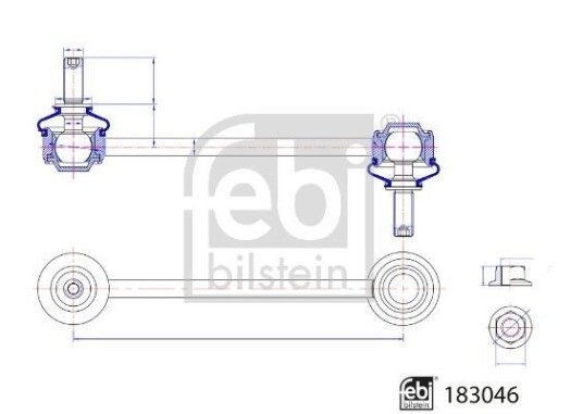 Stabilisatorstag FEBI BILSTEIN 183046