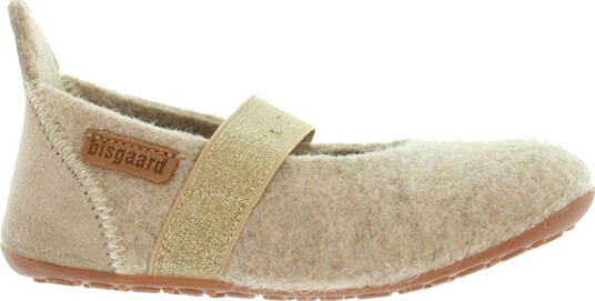 Bisgaard Tøfler Ballet Ull Nougat 33