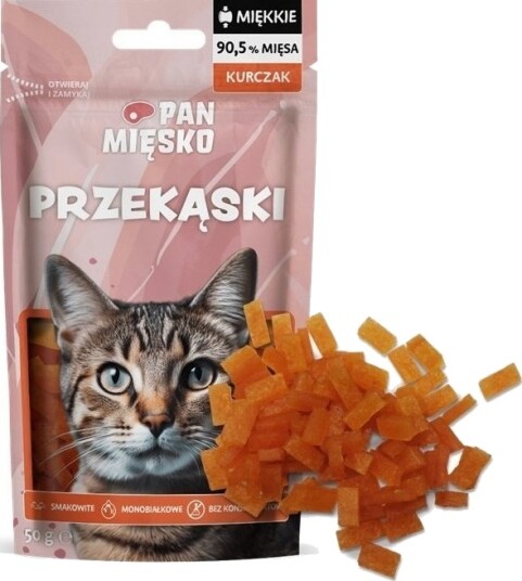 Pan Miesko Godbit Til Voksne Katter Kylling 50 G Pan Miesko Godbit Til Voksne Katter Kylling 50 G