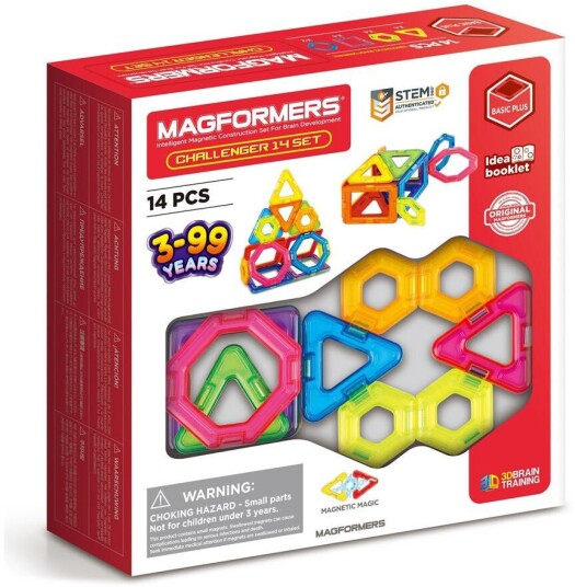 Magformers Challenger Byggesett 14 Deler Magformers Challenger Byggesett 14 Deler
