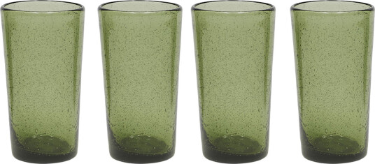 Oyoy Kuki Highball glass 33 cl 4 stk grønn Oyoy Kuki Highball glass 33 cl 4 stk grønn