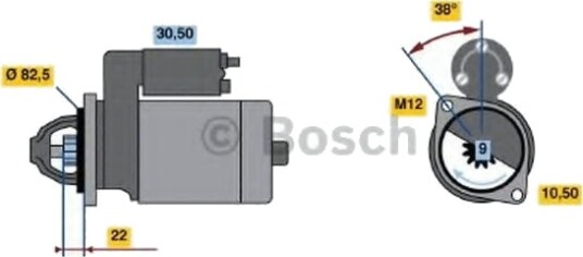 BOSCH 0 986 016 280 Starter