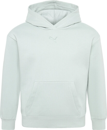 PUMA Ess Centered Cat Logo Relaxed Hoodie Fl G Green 176