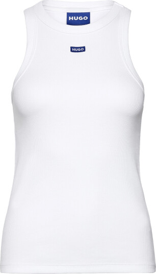 HUGO BLUE Easy Tank_B   White   XXS