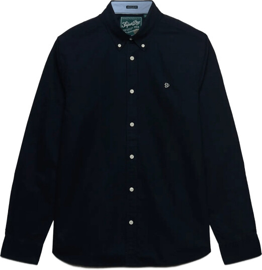 Superdry Preppy Oxford L/S Shirt Navy XL
