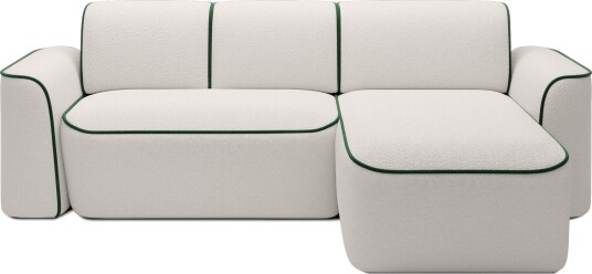 Ume 4 seters Sofa med Sjeselong Hvit Ume 4 seters Sofa med Sjeselong Hvit