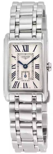 Longines Dameklokke L5.255.4.71.6 DolceVita Sølvfarget/Stål 32x20.8