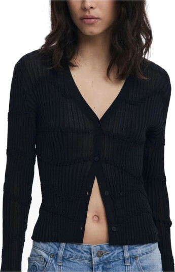 Desigual Dame Strikkevarer Svart M,