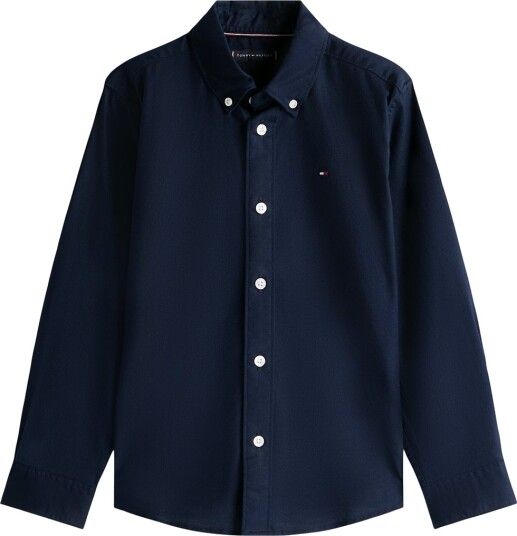 Tommy Hilfiger Flag Oxford Shirt Ls Navy 152