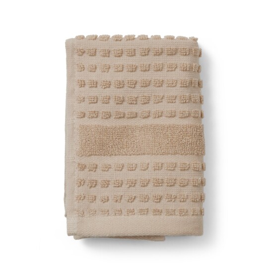 Juna - Check vaskeklut 30x30 cm sand