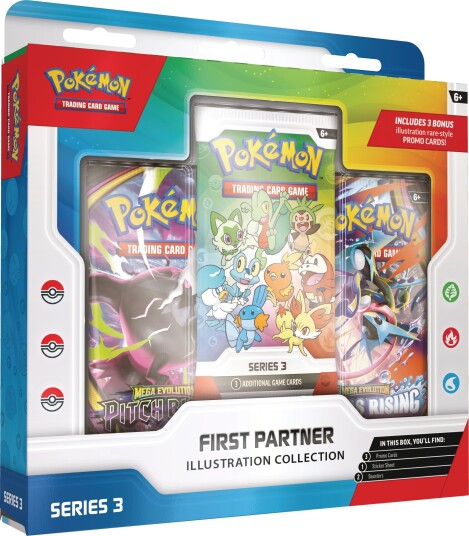 Pokémon Første Partner Samlekortpakke nr 3 - Illustrasjon Serie 30 år