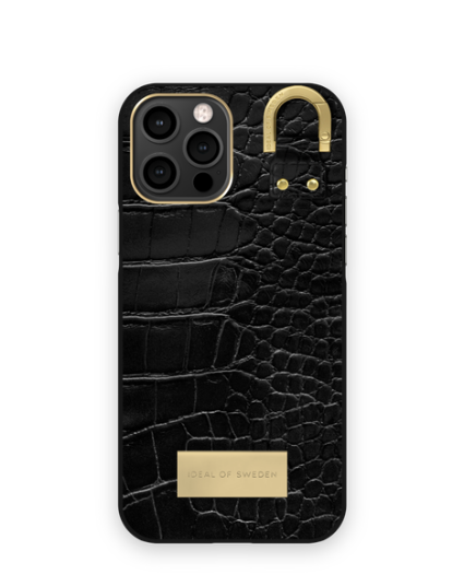 iDeal of Sweden Atelier Case Iphone 12 Pro Max Black Croco