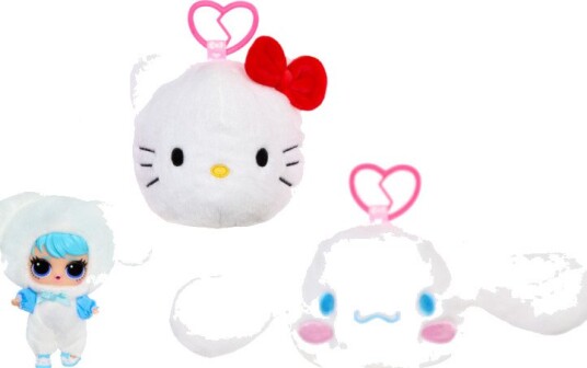 Lol Surprise Loves Hello Kitty Reversibelt Kosedyr 2-I-1 Med Dukke