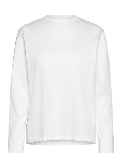 Enkel Studio Basic O Neck Tee L/S White L Enkel Studio Basic O Neck Tee L/S White L