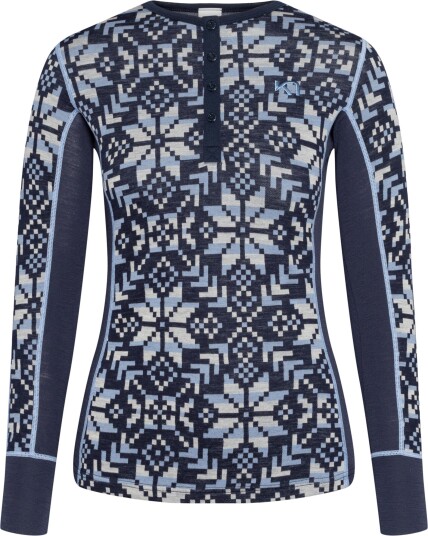 Kari Traa Women's Else Long Sleeve Dark Navy Blue XL