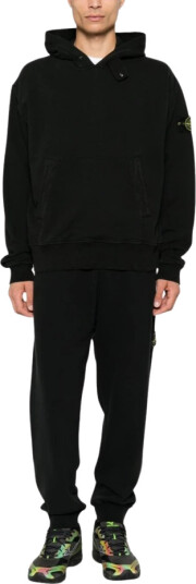 Stone Island Herre Gensere & Hettegensere Svart L,