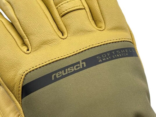 Reusch Discovery GTX TOUCH-TEC™ black/camel 7,5