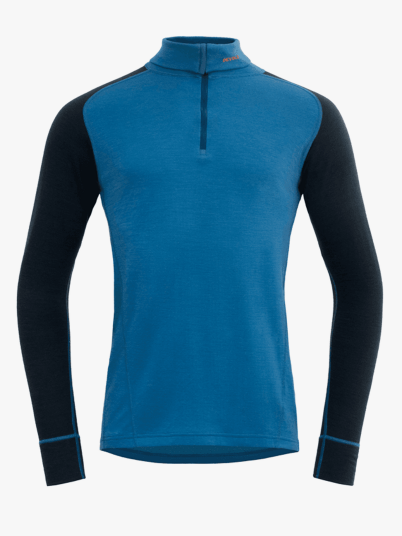 Devold Duo Active Merino 205 Zip Neck Man Blå L