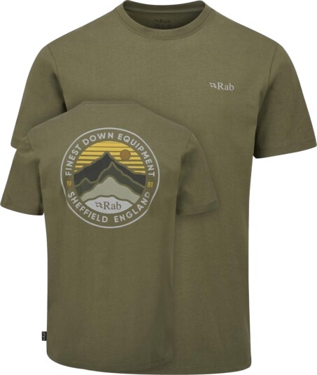 Rab  Basecamp 3 Peak Tee Herre, Lkh Light Khaki, M