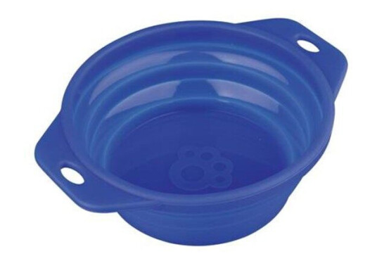 Trixie Travel bowl silicone 0.5 l/ 14 cm - Assorted