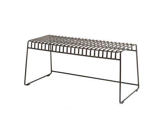 Skargaarden Resö benk Svart stål 100 x 47 cm Svart Skargaarden Resö benk Svart stål 100 x 47 cm Svart
