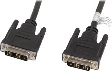 Lanberg Dvi Kabel Enkeltlenke Dvi D Hann Til Dvi D Hann 3 M Støtte For 1920 X 1080 Ved 60 Hz Svart
