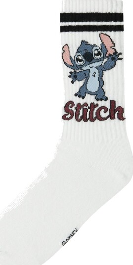 Name It Sokker Stitch NkfAdis Bright White/Black Name It 37/39 Sokker Blå Hvit Svart 37 39