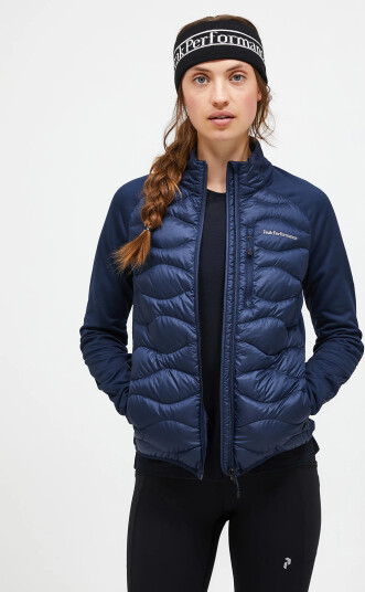 Peak Performance Helium Down Hybrid Jacket Blå XS Peak Performance Helium Down Hybrid Jacket Blå XS