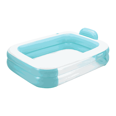 Tranquil Pool Badebasseng Blue 2,02mx1,51mx46cm