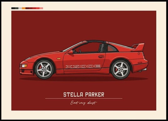 Sport Car Personal 12 Plakat Plakat / 21x30cm