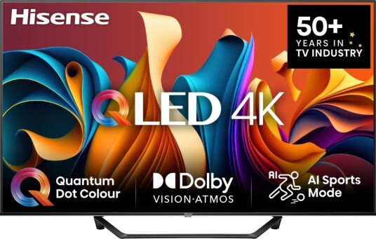 Hisense 55" QLED Smart TV 4K UHD 55A7NQ Grå Hisense 55" QLED Smart TV 4K UHD 55A7NQ Grå