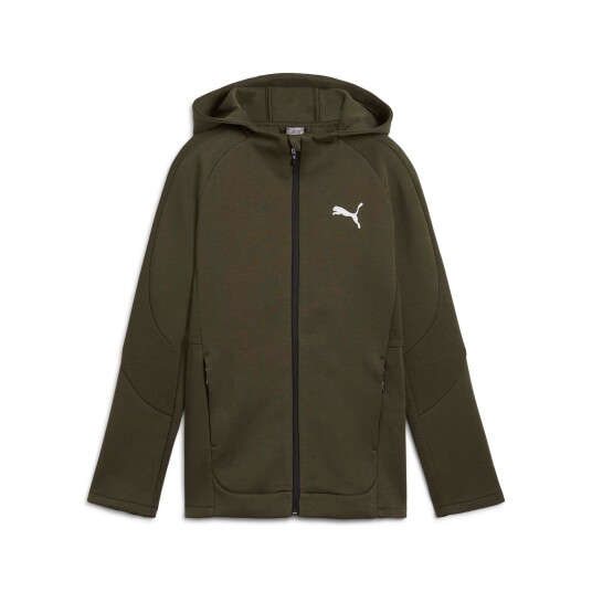Puma Evostripe Full-Zip Hettegenser Grønn 116