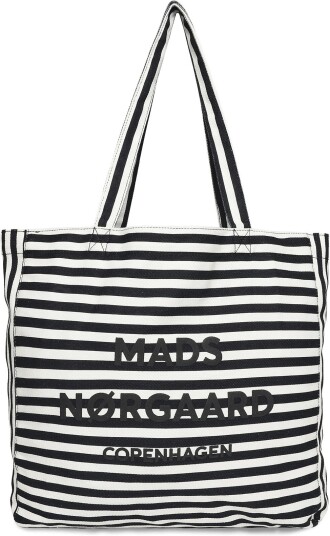 Mads Nørgaard Boutiqno Athene Aop Bag   STRIPE AOP/BLACK   One Size