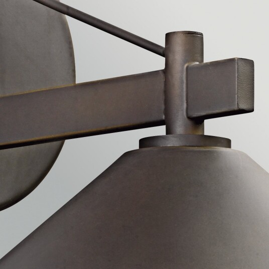 Ripley utendørs vegglampe, gammelbronse 20 cm metall IP44 – KICHLER - Moderne - Aluminium - Med en lyskilde Ripley utendørs vegglampe, gammelbronse 20 cm metall IP44 – KICHLER - Moderne - Aluminium - Med en lyskilde