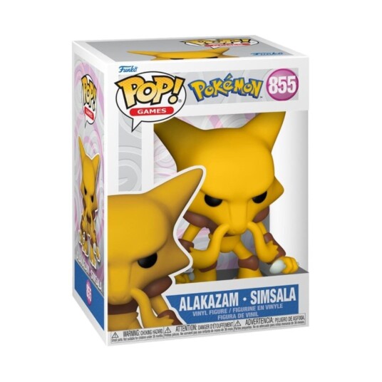 Funko Pop! Pokémon Alakazam Samlefigur 9 cm Funko Pop! Pokémon Alakazam Samlefigur 9 cm