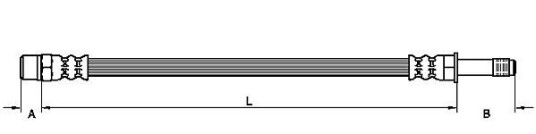 Bremseslange METZGER 4111116