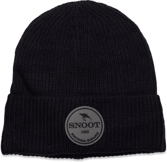 SNOOT Merino Wool Beanie M - BLACK - One Size
