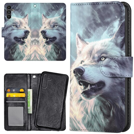 Lommebok Deksel Wolf for Samsung Galaxy A56 5G