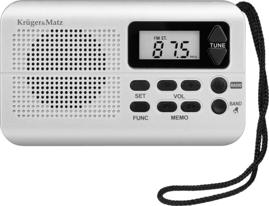 Krüger&Matz KM0819 FM radio AM/FM Hvit Krüger&Matz KM0819 FM radio AM/FM Hvit