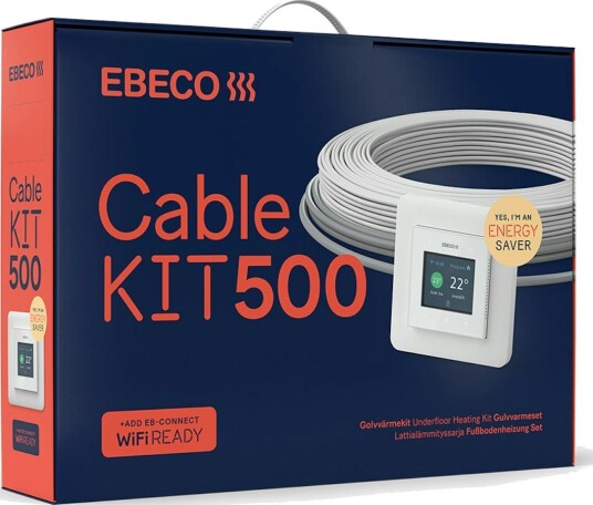 Ebeco Gulvvarmekit Cable Kit 500 8961094