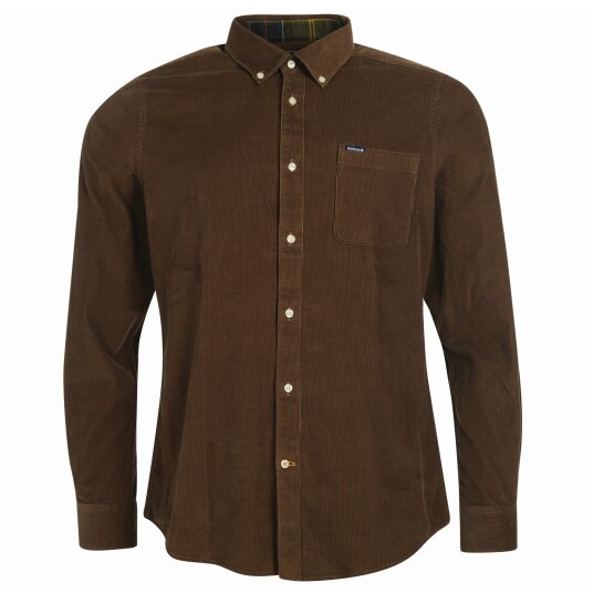 Barbour Men's Ramsey Tailored Shirt Brown L Barbour Men's Ramsey Tailored Shirt Brown L