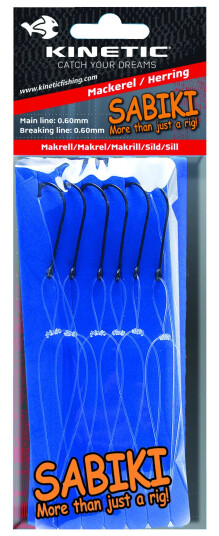 Kinetic Sabiki Mackerel/herring,tyttebærkrok BLACK Kinetic Sabiki Mackerel/herring,tyttebærkrok BLACK