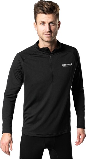 liiteGuard Ground Tech Half Zip Treningstrøye Herre Svart 2XL